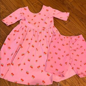 Hanna Andersson dress and short set size 8